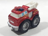 2011 Hasbro Tonka Lil Chuck & Friends Boomer Fire Truck Dark Red Die Cast Toy Car Vehicle