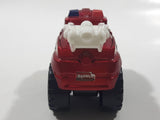 2011 Hasbro Tonka Lil Chuck & Friends Boomer Fire Truck Dark Red Die Cast Toy Car Vehicle