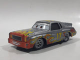 Disney Pixar Cars Darrel Cartrip #17 Monte Carlo Silver Grey with Flames Die Cast Toy Car Vehicle