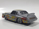 Disney Pixar Cars Darrel Cartrip #17 Monte Carlo Silver Grey with Flames Die Cast Toy Car Vehicle