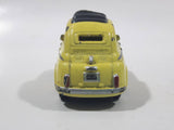 Disney Pixar Cars Fiat 500 Yellow Die Cast Toy Car Vehicle