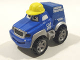 2000 Maisto Hasbro Tonka Lil Chuck & Friends CAF Int. Baggage Transport Truck Blue Die Cast Toy Car Vehicle