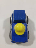 2000 Maisto Hasbro Tonka Lil Chuck & Friends CAF Int. Baggage Transport Truck Blue Die Cast Toy Car Vehicle