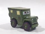 Disney Pixar 41 WW2 Jeep USA 984673 Army Green Die Cast Toy Car Vehicle