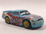 Disney Pixar Cars Bumper Save #90 Light Blue Die Cast Toy Race Car Vehicle DXV58