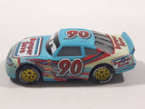 Disney Pixar Cars Bumper Save #90 Light Blue Die Cast Toy Race Car Vehicle DXV58