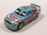 Disney Pixar Cars Bumper Save #90 Light Blue Die Cast Toy Race Car Vehicle DXV58