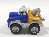 2000 Maisto Hasbro Tonka Lil Chuck & Friends Tow Truck Blue and Yellow Die Cast Toy Car Vehicle