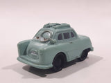 Disney Pixar Cars Light Blue Green Car with Roof Rack Mini PVC Hard Rubber Toy Car Vehicle