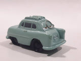 Disney Pixar Cars Light Blue Green Car with Roof Rack Mini PVC Hard Rubber Toy Car Vehicle
