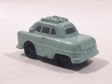 Disney Pixar Cars Light Blue Green Car with Roof Rack Mini PVC Hard Rubber Toy Car Vehicle