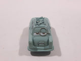 Disney Pixar Cars Light Blue Green Car with Roof Rack Mini PVC Hard Rubber Toy Car Vehicle