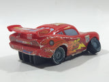 2011 Disney Pixar Lightning McQueen #95 Red Plastic Toy Car Vehicle X0616