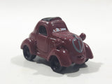 Disney Pixar Maroon Dark Red Brown Miniature PVC Hard Rubber Toy Car Vehicle
