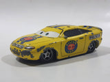 Disney Pixar Cars Piston Cup Official Pace Car Yellow Die Cast Toy Car Vehicle Missing Roof Lights