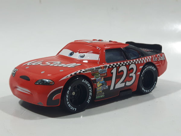 Disney Pixar Cars No Stall #123 Red and Black Die Cast Toy Car Vehicle