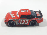 Disney Pixar Cars No Stall #123 Red and Black Die Cast Toy Car Vehicle