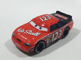 Disney Pixar Cars No Stall #123 Red and Black Die Cast Toy Car Vehicle