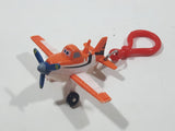 Disney Pixar Planes Propeller Dusty Glider Airplane Orange and White Plastic Toy Aircraft Vehicle Clip On