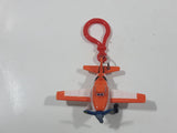 Disney Pixar Planes Propeller Dusty Glider Airplane Orange and White Plastic Toy Aircraft Vehicle Clip On