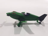 Disney Pixar Planes Ripslinger Propeller Airplane Green and Black PVC Hard Rubber Toy Aircraft Vehicle