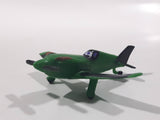 Disney Pixar Planes Ripslinger Propeller Airplane Green and Black PVC Hard Rubber Toy Aircraft Vehicle
