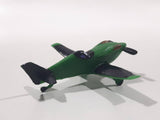Disney Pixar Planes Ripslinger Propeller Airplane Green and Black PVC Hard Rubber Toy Aircraft Vehicle