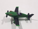 Disney Pixar Planes Ripslinger Propeller Airplane Green and Black PVC Hard Rubber Toy Aircraft Vehicle
