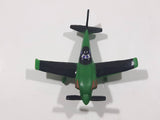 Disney Pixar Planes Ripslinger Propeller Airplane Green and Black PVC Hard Rubber Toy Aircraft Vehicle