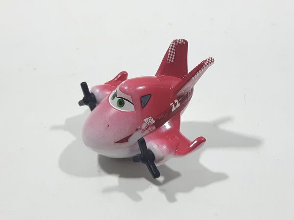 Disney Pixar Planes Rochelle Twin Propeller Airplane Pink Roller Ball Die Cast Toy Aircraft Vehicle