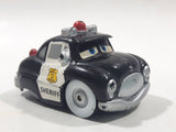 Disney Pixar Cars '49 Merc Police Sheriff Cop Car Black and White Plastic Toy Car Vehicle