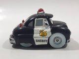 Disney Pixar Cars '49 Merc Police Sheriff Cop Car Black and White Plastic Toy Car Vehicle
