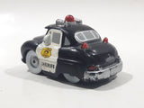 Disney Pixar Cars '49 Merc Police Sheriff Cop Car Black and White Plastic Toy Car Vehicle