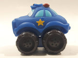 2008 Hasbro Tonka Lil Chuck & Friends Police Cop Car Blue Plastic Toy Car Vehicle