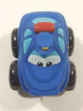 2008 Hasbro Tonka Lil Chuck & Friends Police Cop Car Blue Plastic Toy Car Vehicle