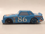Disney Pixar Cars Dinoco #86 Blue Die Cast Toy Car Vehicle Missing a Wheel