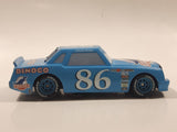 Disney Pixar Cars Dinoco #86 Blue Die Cast Toy Car Vehicle Missing a Wheel