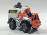 2002 Maisto Hasbro Tonka Lil Chuck & Friends Lil Chuck Orange and White Die Cast Toy Car Vehicle