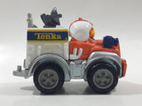 2002 Maisto Hasbro Tonka Lil Chuck & Friends Lil Chuck Orange and White Die Cast Toy Car Vehicle