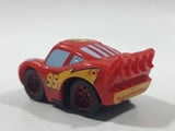 Disney Pixar Cars Lightning McQueen #95 Red Plastic Die Cast Toy Car Vehicle