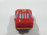 Disney Pixar Cars Lightning McQueen #95 Red Plastic Die Cast Toy Car Vehicle