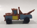 Disney Pixar Cars Tow Mater Brown Tow Truck Mini PVC Hard Rubber Toy Car Vehicle
