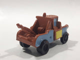 Disney Pixar Cars Tow Mater Brown Tow Truck Mini PVC Hard Rubber Toy Car Vehicle