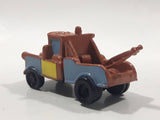 Disney Pixar Cars Tow Mater Brown Tow Truck Mini PVC Hard Rubber Toy Car Vehicle