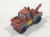 Disney Pixar Cars Tow Mater Brown Tow Truck Mini PVC Hard Rubber Toy Car Vehicle