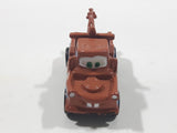 Disney Pixar Cars Tow Mater Brown Tow Truck Mini PVC Hard Rubber Toy Car Vehicle