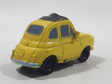 Disney Pixar Cars Yellow PVC Hard Rubber Toy Car Vehicle