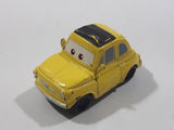 Disney Pixar Cars Yellow PVC Hard Rubber Toy Car Vehicle