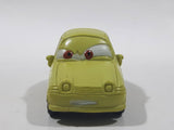 Disney Pixar Cars Acer Lime Yellow Plastic Die Cast Toy Car Vehicle