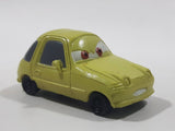 Disney Pixar Cars Acer Lime Yellow Plastic Die Cast Toy Car Vehicle